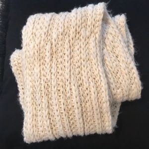 ZARA Long Fuzzy Warm Knit Scarf.